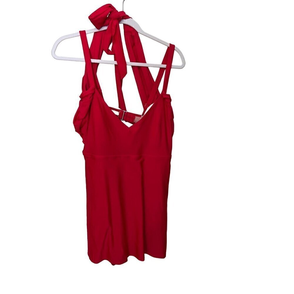 Old Navy  Red One-Piece Swimsuit 1X Plus Size Beachy vacation reaort tropical